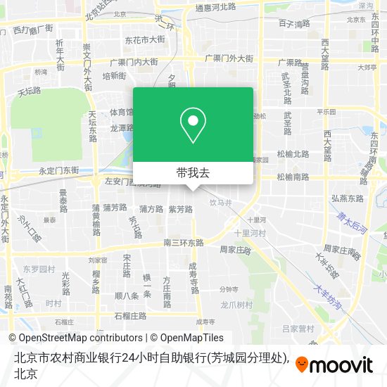 北京市农村商业银行24小时自助银行(芳城园分理处)地图