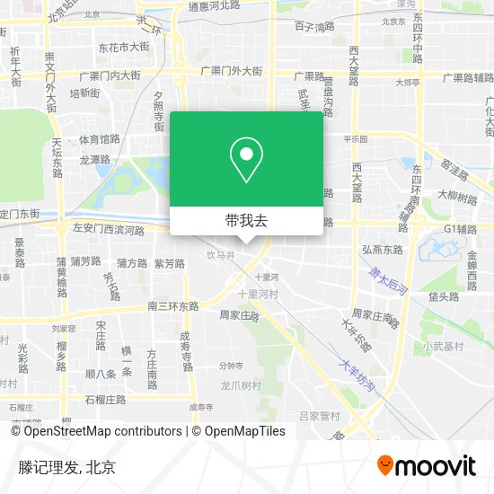 滕记理发地图
