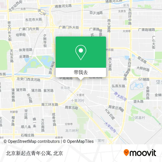 北京新起点青年公寓地图