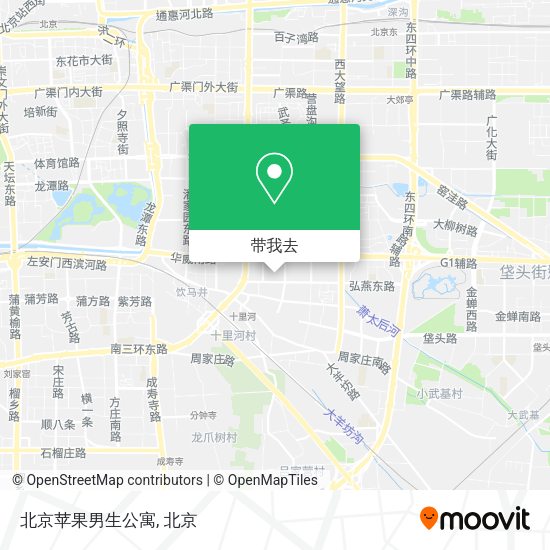 北京苹果男生公寓地图