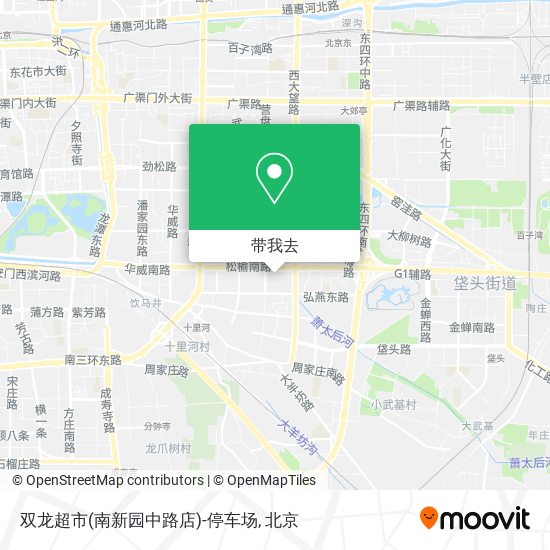 双龙超市(南新园中路店)-停车场地图