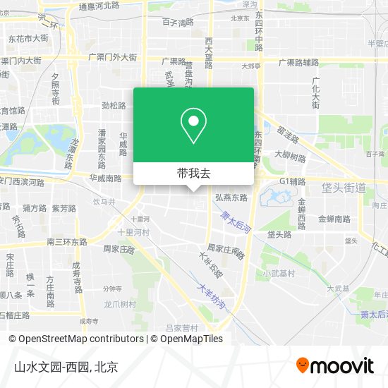 山水文园-西园地图