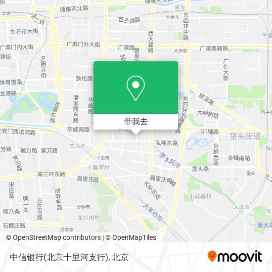 中信银行(北京十里河支行)地图