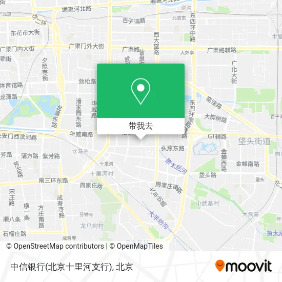中信银行(北京十里河支行)地图