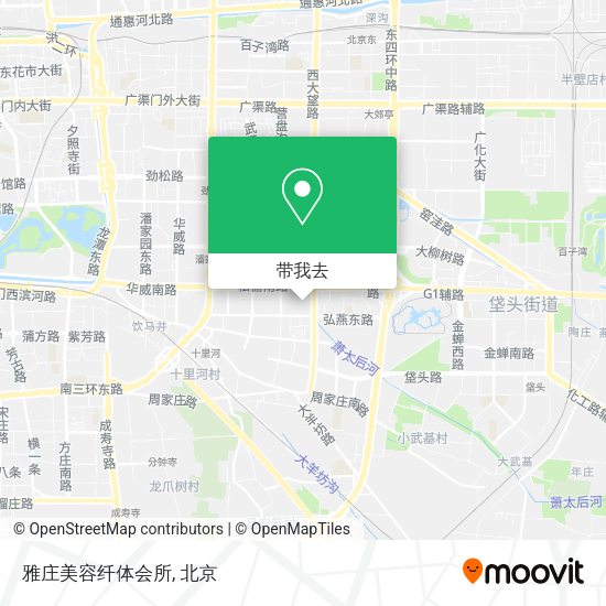 雅庄美容纤体会所地图