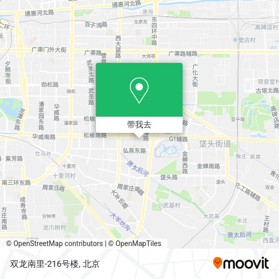 双龙南里-216号楼地图