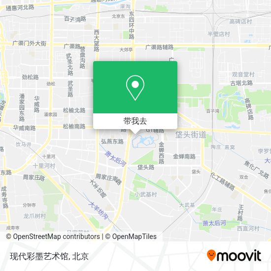 现代彩墨艺术馆地图