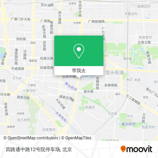 四路通中路12号院停车场地图