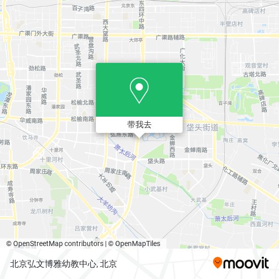 北京弘文博雅幼教中心地图