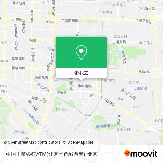 中国工商银行ATM(北京华侨城西南)地图