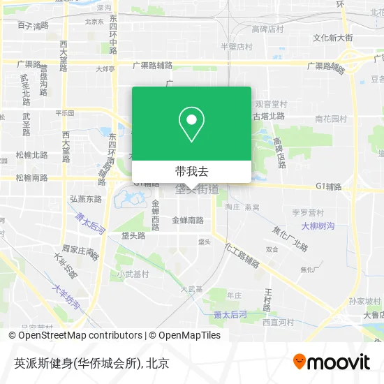 英派斯健身(华侨城会所)地图