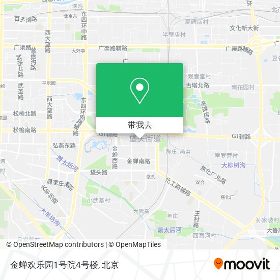 金蝉欢乐园1号院4号楼地图