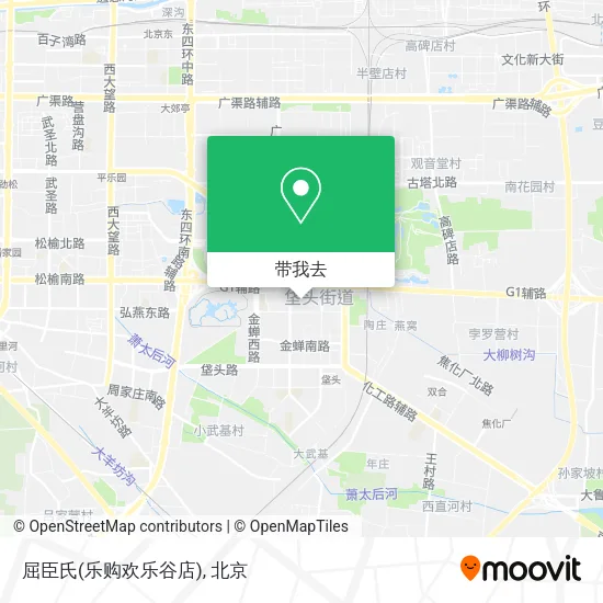 屈臣氏(乐购欢乐谷店)地图