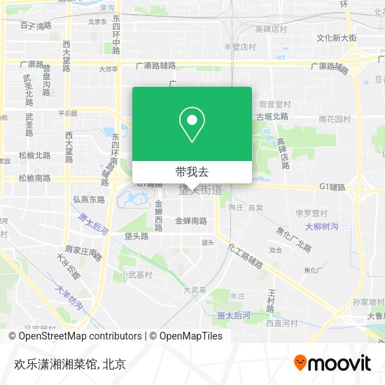欢乐潇湘湘菜馆地图
