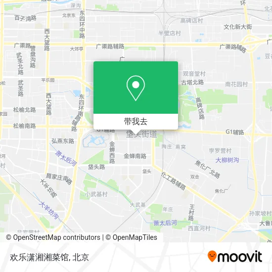 欢乐潇湘湘菜馆地图