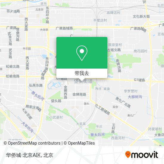 华侨城·北京A区地图