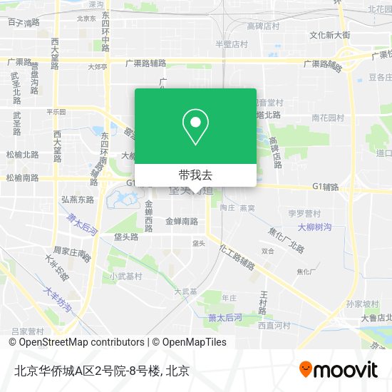 北京华侨城A区2号院-8号楼地图