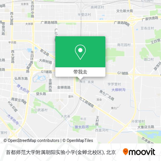 首都师范大学附属朝阳实验小学(金蝉北校区)地图