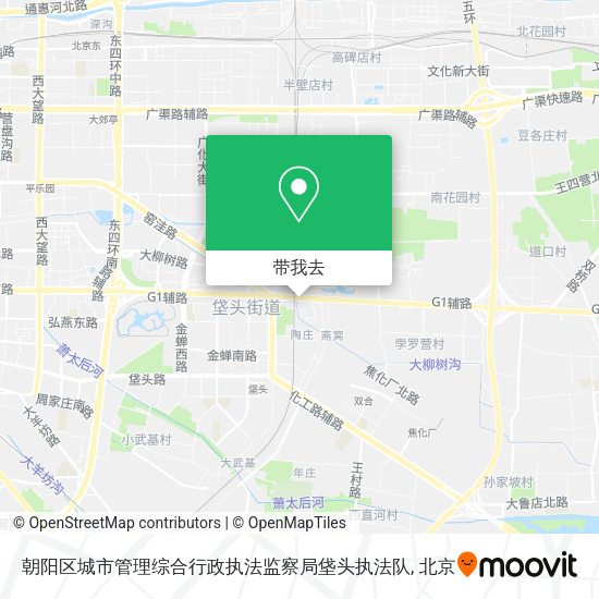 朝阳区城市管理综合行政执法监察局垡头执法队地图