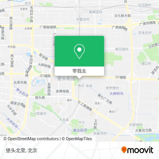 垡头北里地图