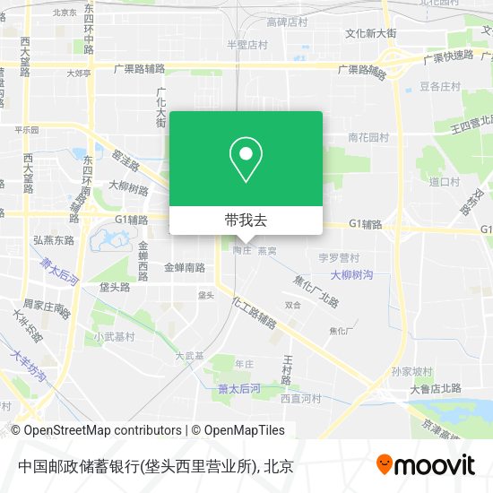 中国邮政储蓄银行(垡头西里营业所)地图