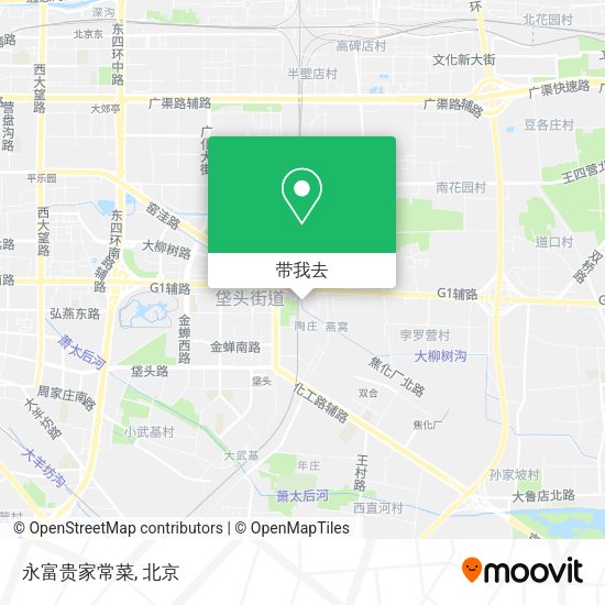 永富贵家常菜地图