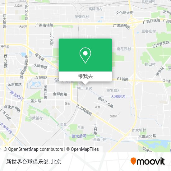 新世界台球俱乐部地图