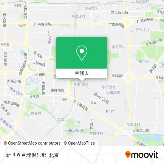 新世界台球俱乐部地图