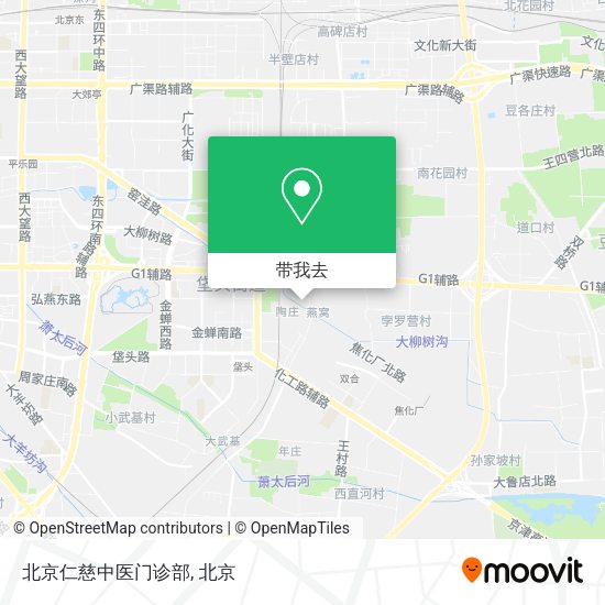 北京仁慈中医门诊部地图
