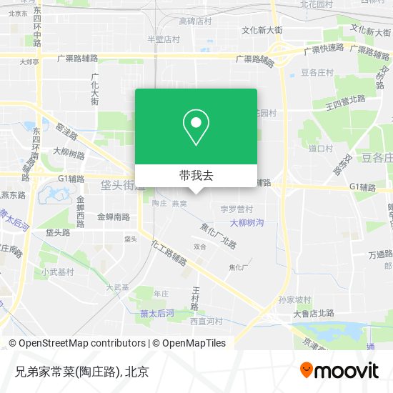 兄弟家常菜(陶庄路)地图