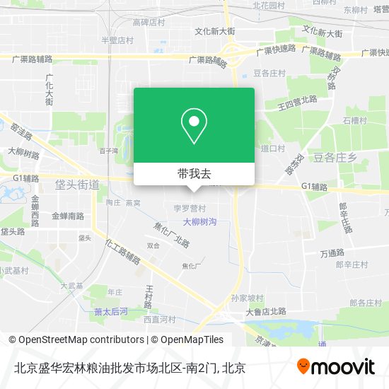 北京盛华宏林粮油批发市场北区-南2门地图