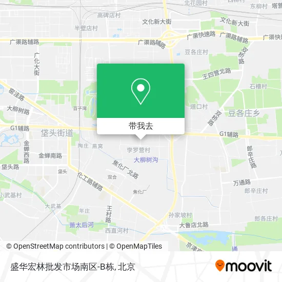 盛华宏林批发市场南区-B栋地图