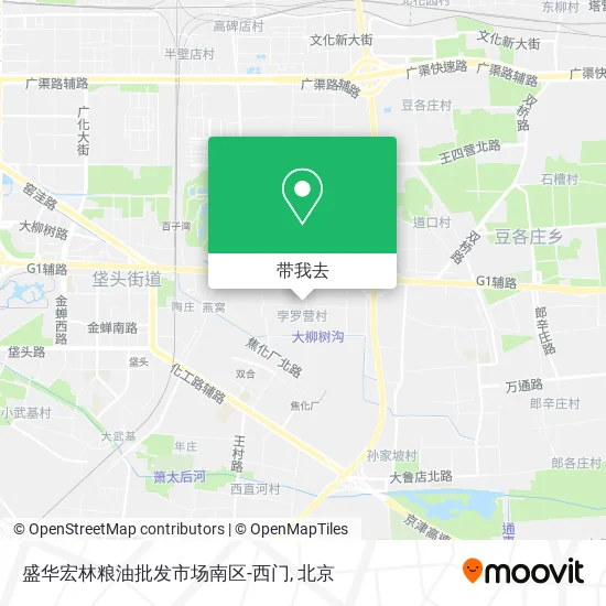 盛华宏林粮油批发市场南区-西门地图