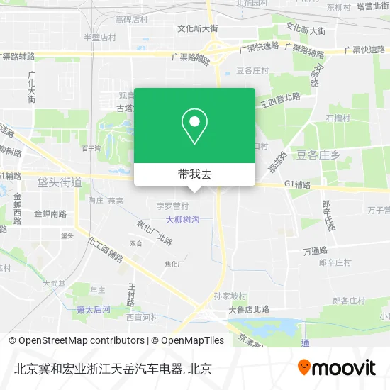 北京冀和宏业浙江天岳汽车电器地图