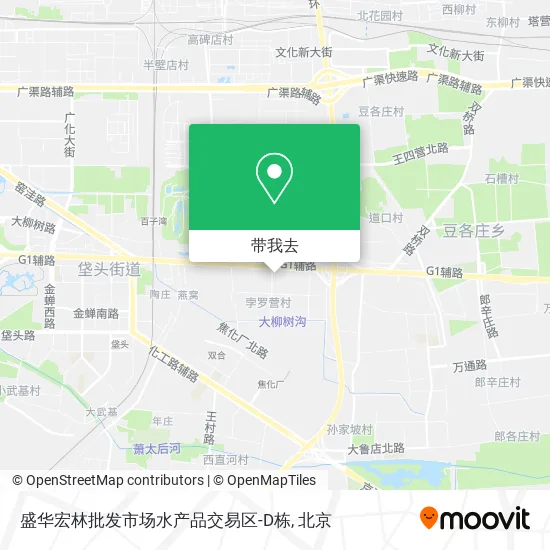盛华宏林批发市场水产品交易区-D栋地图