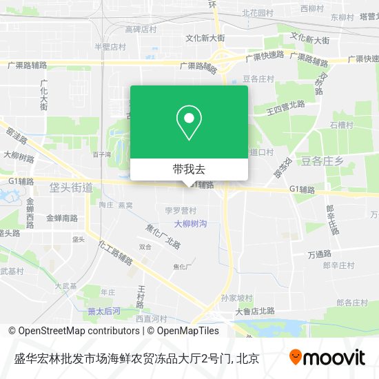 盛华宏林批发市场海鲜农贸冻品大厅2号门地图