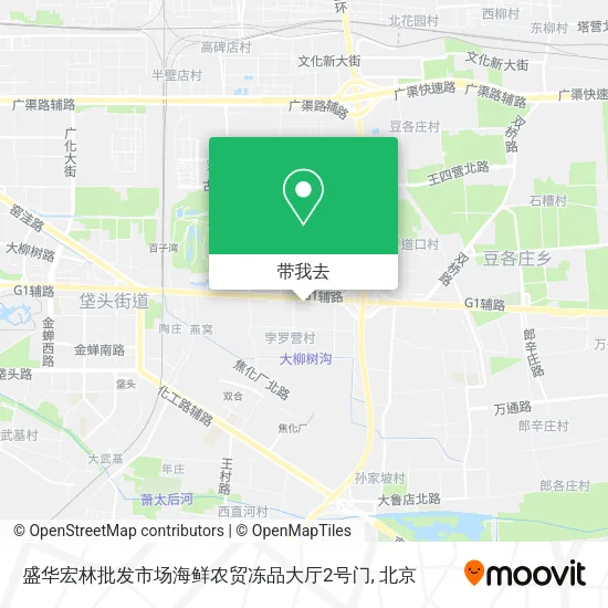 盛华宏林批发市场海鲜农贸冻品大厅2号门地图