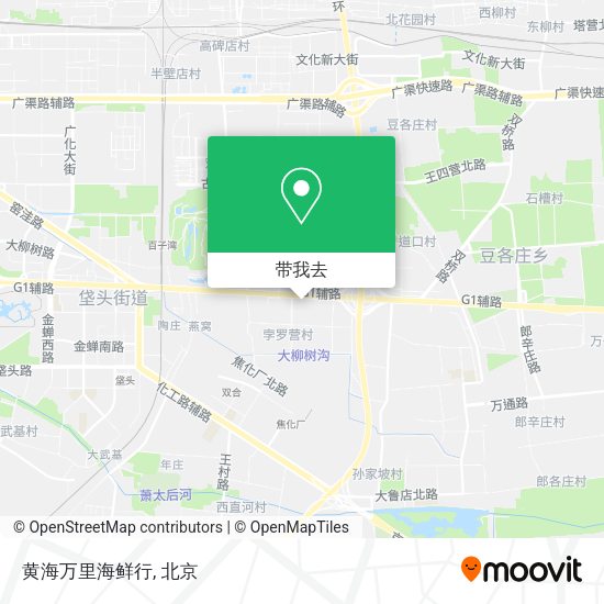 黄海万里海鲜行地图