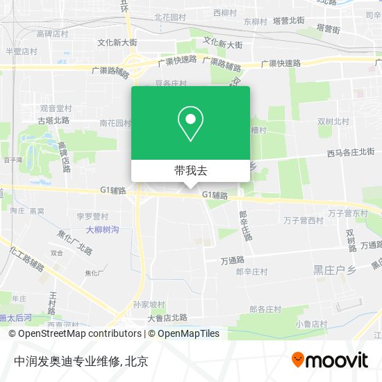中润发奥迪专业维修地图