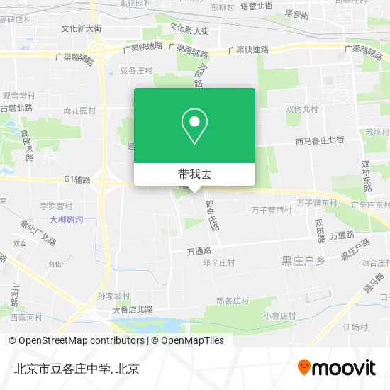 北京市豆各庄中学地图