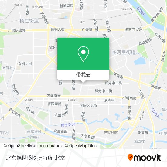 北京旭世盛快捷酒店地图