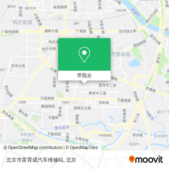 北京市富育成汽车维修站地图