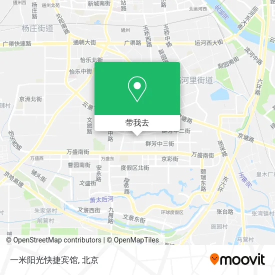 一米阳光快捷宾馆地图