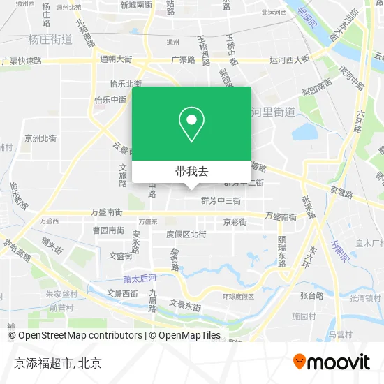 京添福超市地图