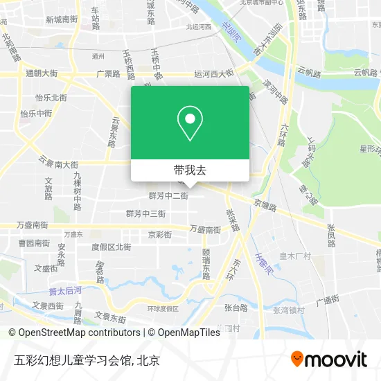 五彩幻想儿童学习会馆地图