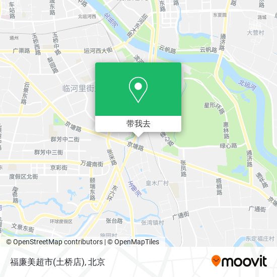 福廉美超市(土桥店)地图