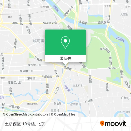土桥西区-10号楼地图
