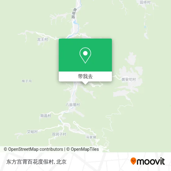 东方宫霄百花度假村地图