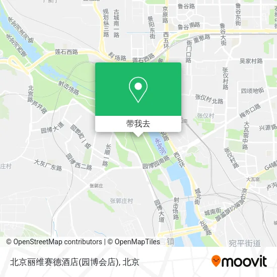 北京丽维赛德酒店(园博会店)地图
