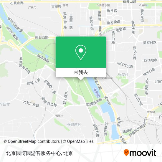 北京园博园游客服务中心地图